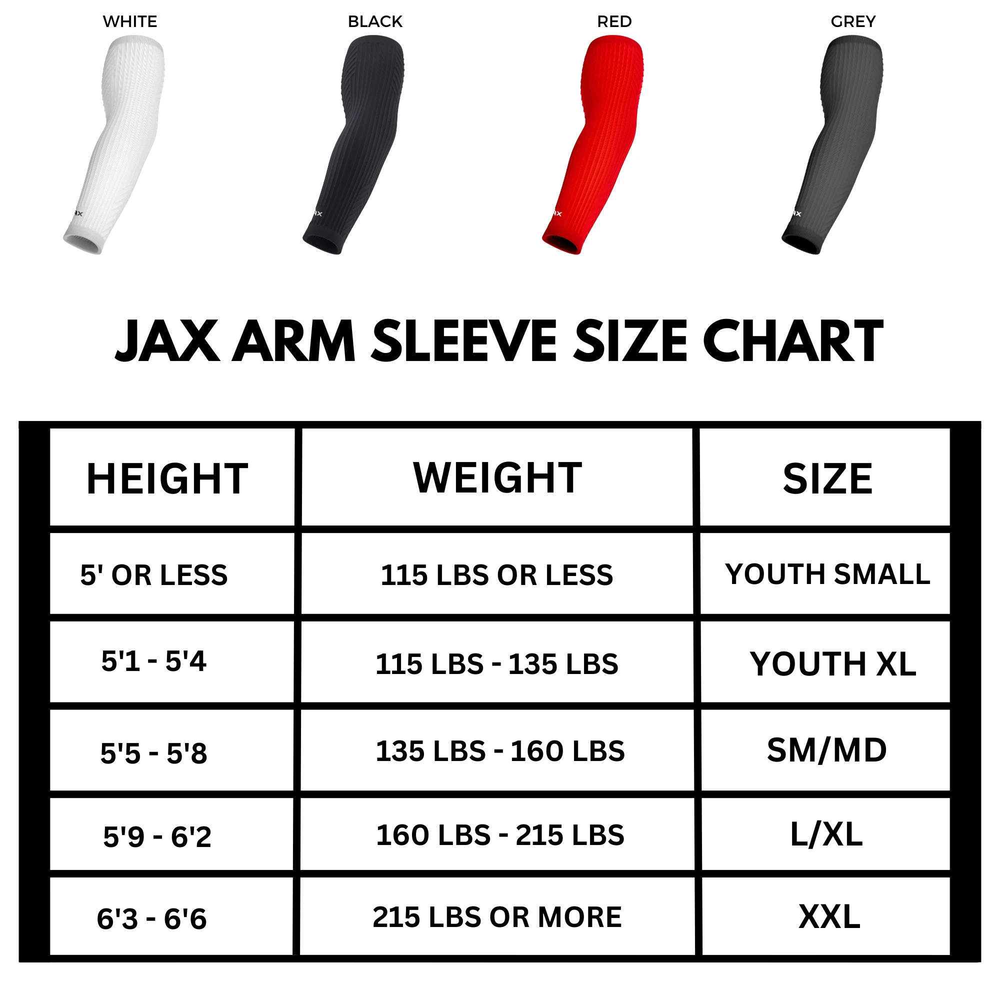 Jax | Restore Recovery Premium Arm Sleeve - White - Image 4